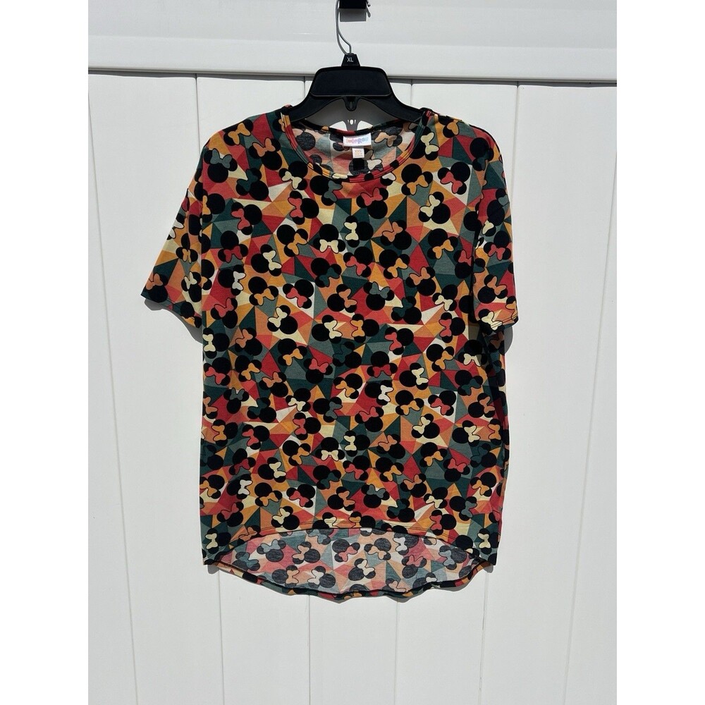 LuLaRoe DISNEY Women’s XXS Irma Tunic Minnie Mouse Print Short Sleeve Multicolor